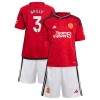 Conjunto (Camiseta+Pantalón Corto) Manchester United Bailly 3 Primera Equipación 23-24 - Niño